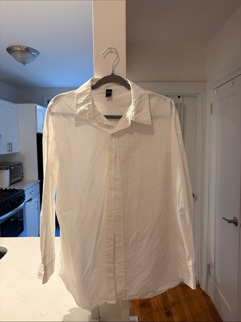 Classic White Button-Down Shirt